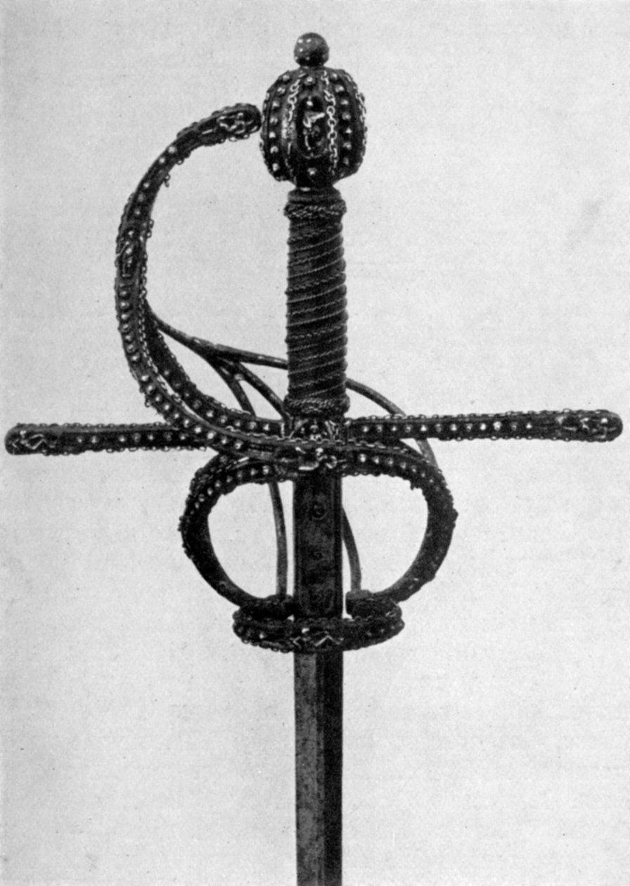 Um rapier por Claude Savigny, francês, século 16, 1929 de Unbekannt
