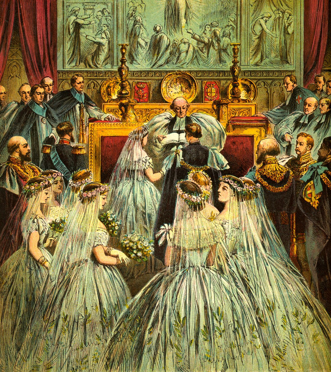 Um casamento real, c1850 de Unbekannt
