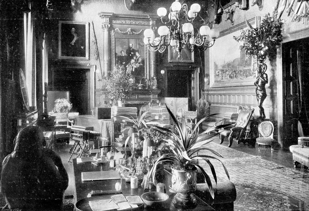 Salão de beleza, Sandringham House, Norfolk, 1910 de Unbekannt