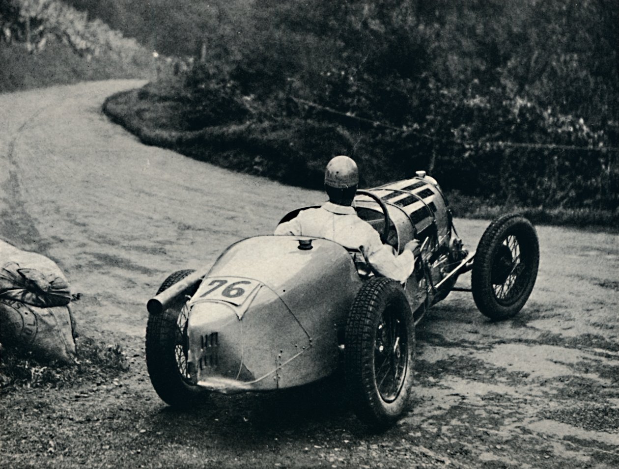Uma derrapagem em Shelsey Walsh, 1937 de Unbekannt