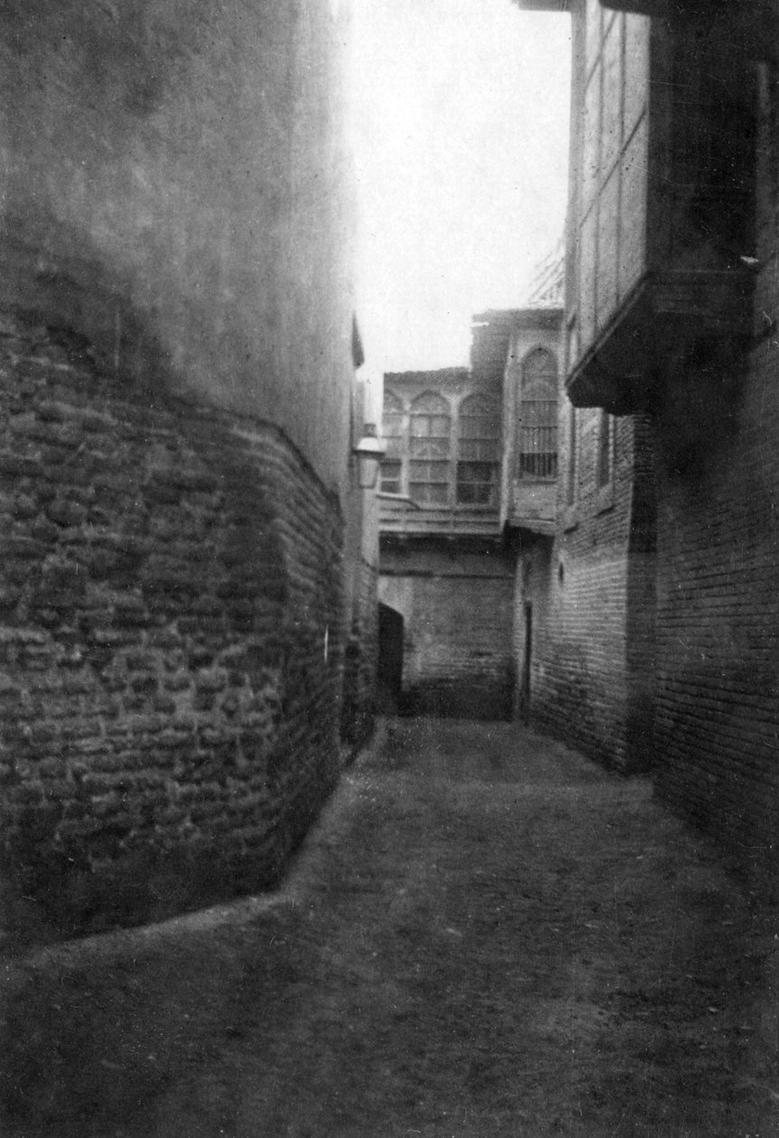 Uma rua em Bagdá, 1918 de Unbekannt