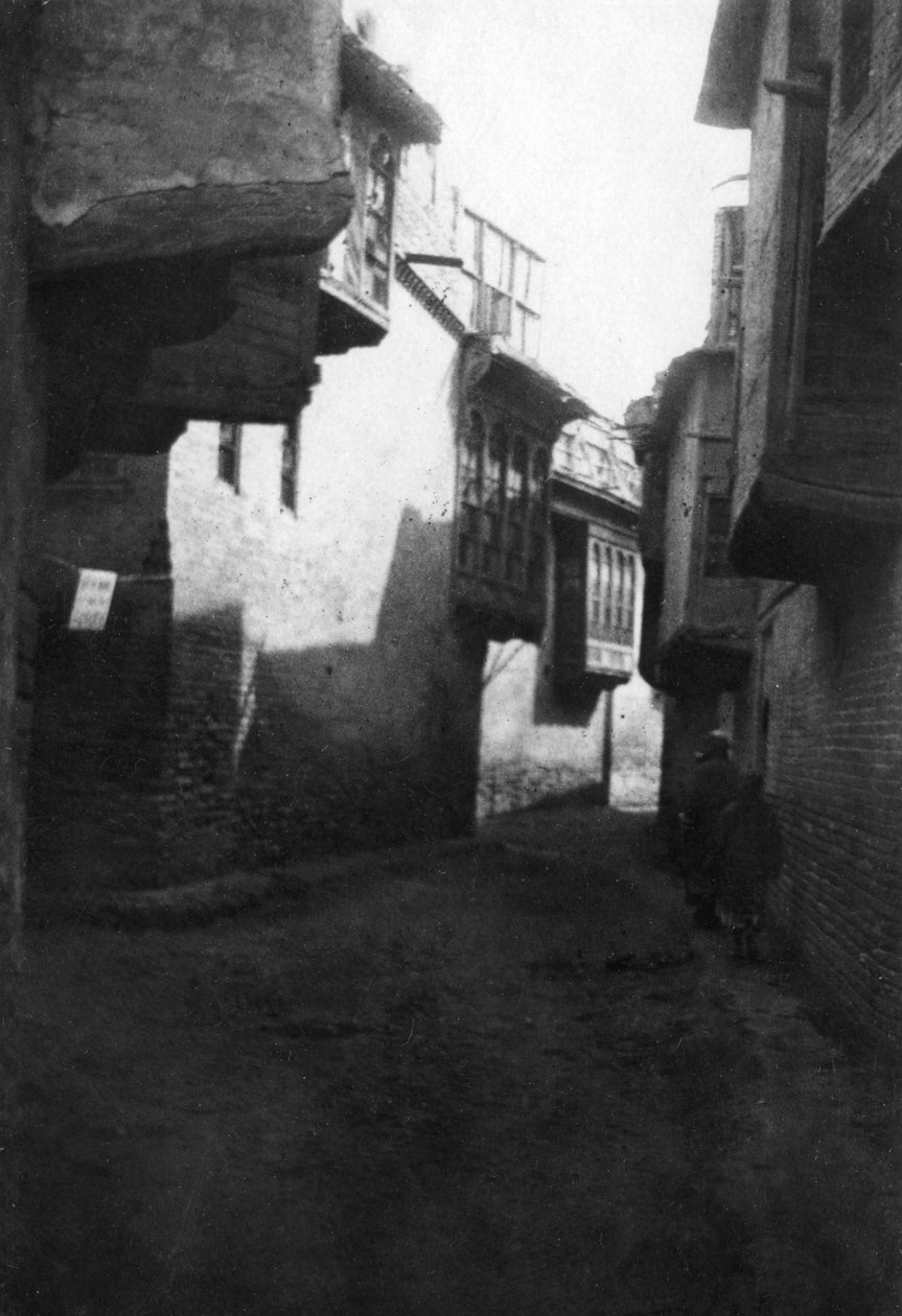 Uma rua em Bagdá, 1918 de Unbekannt