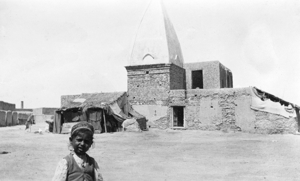 Um templo em Nowshera, Índia, 1916-1917 de Unbekannt