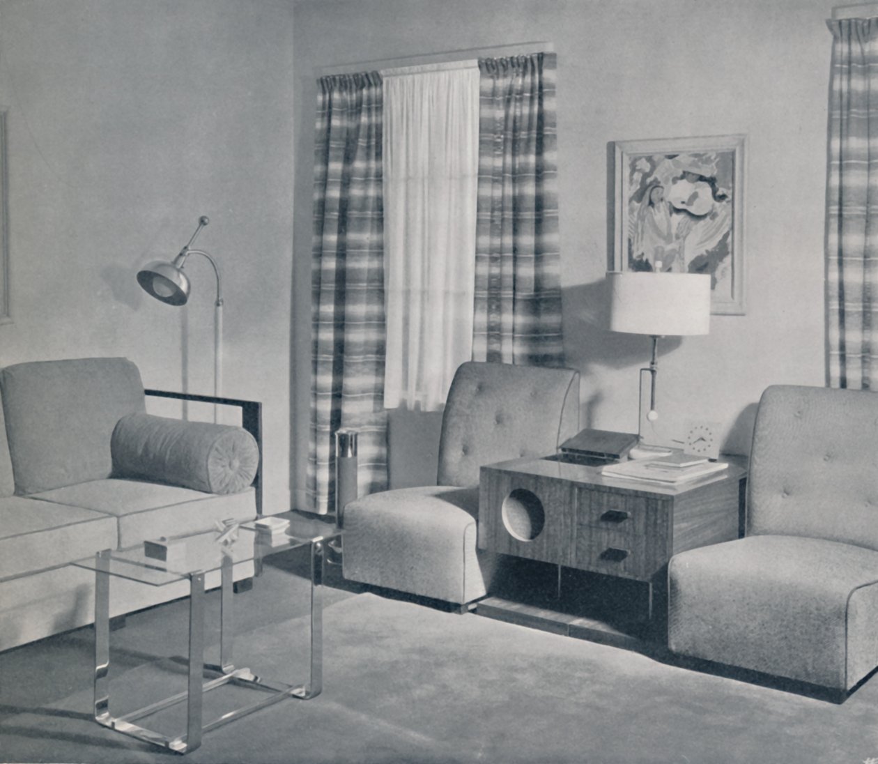 Vista para um apartamento de dois quartos no Keeler Building, Grand Rapids, Michigan, 1935 de Unbekannt