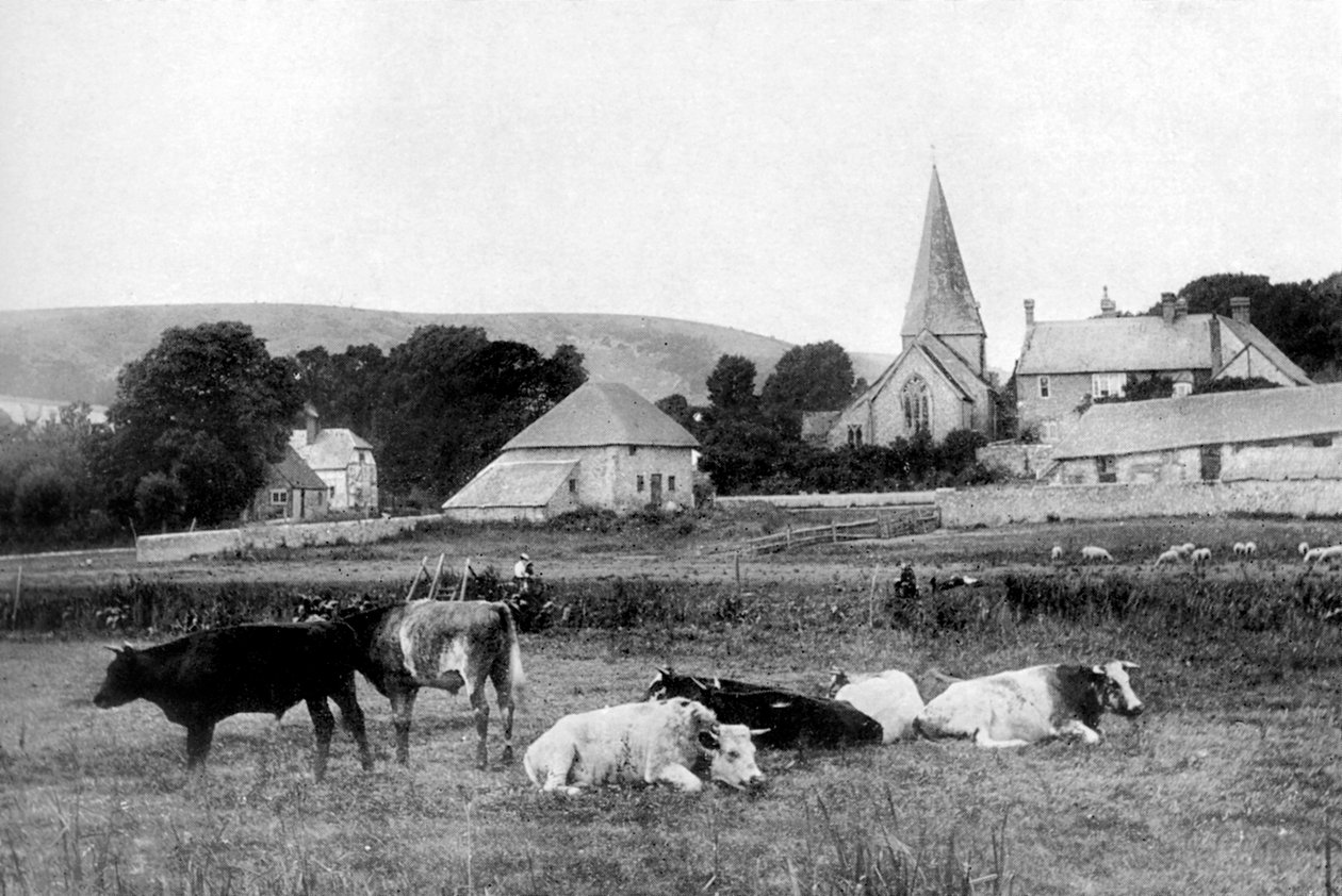 Uma igreja da vila, 1926 de Unbekannt