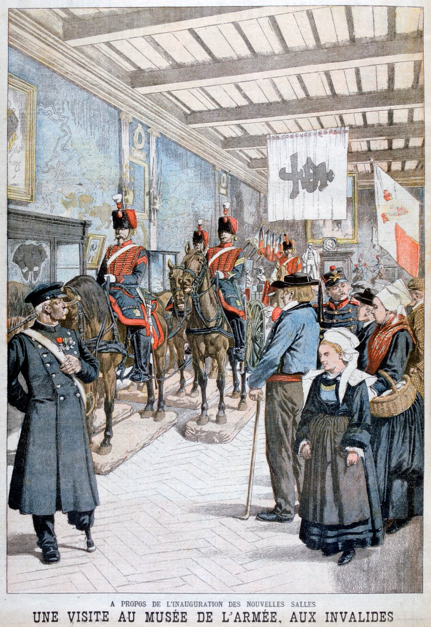 Uma visita ao Museu do Exército pelos veteranos de guerra, 1903 de Unbekannt