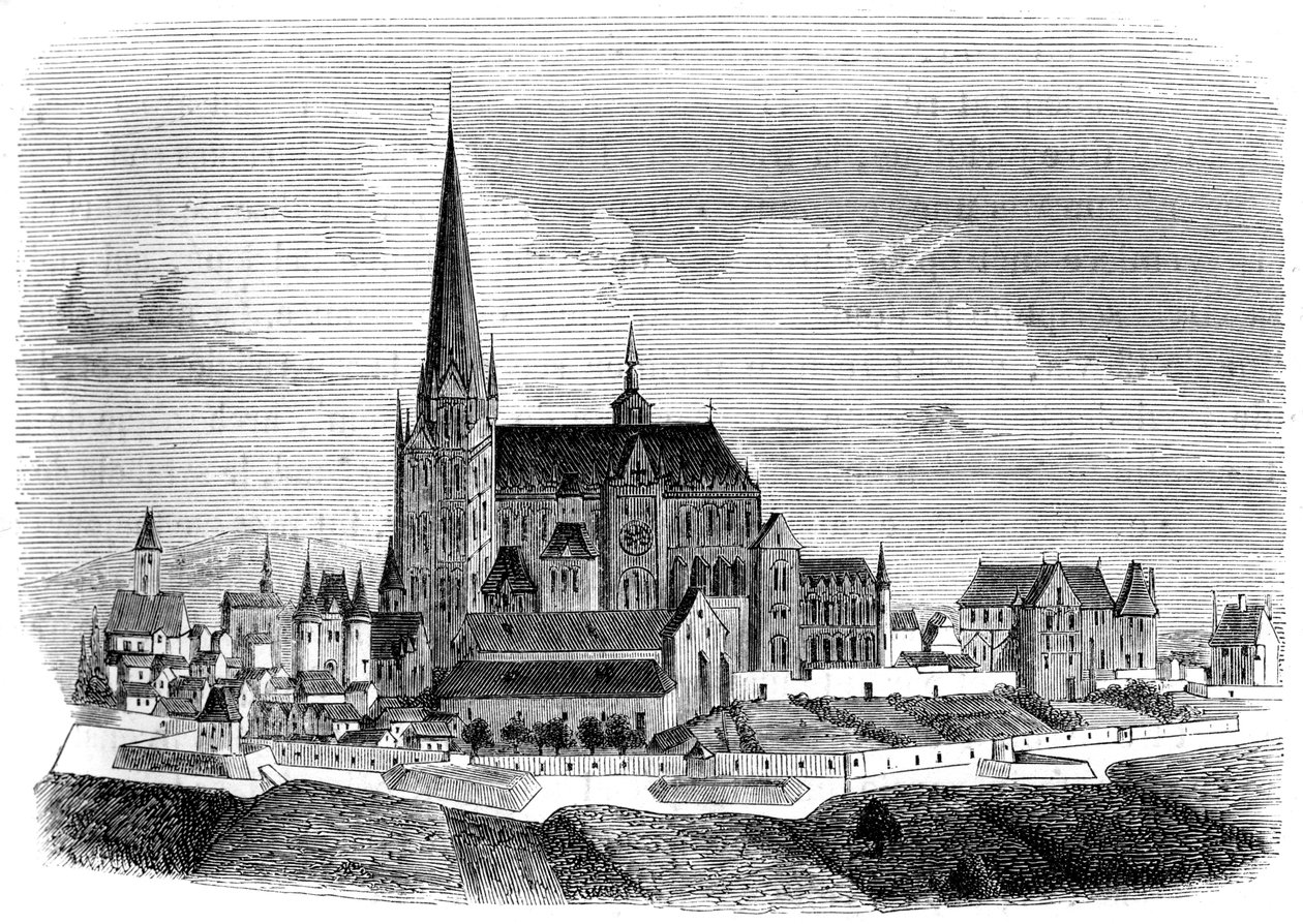Abadia de Saint-Denis, final do século XVI 1849 de Unbekannt