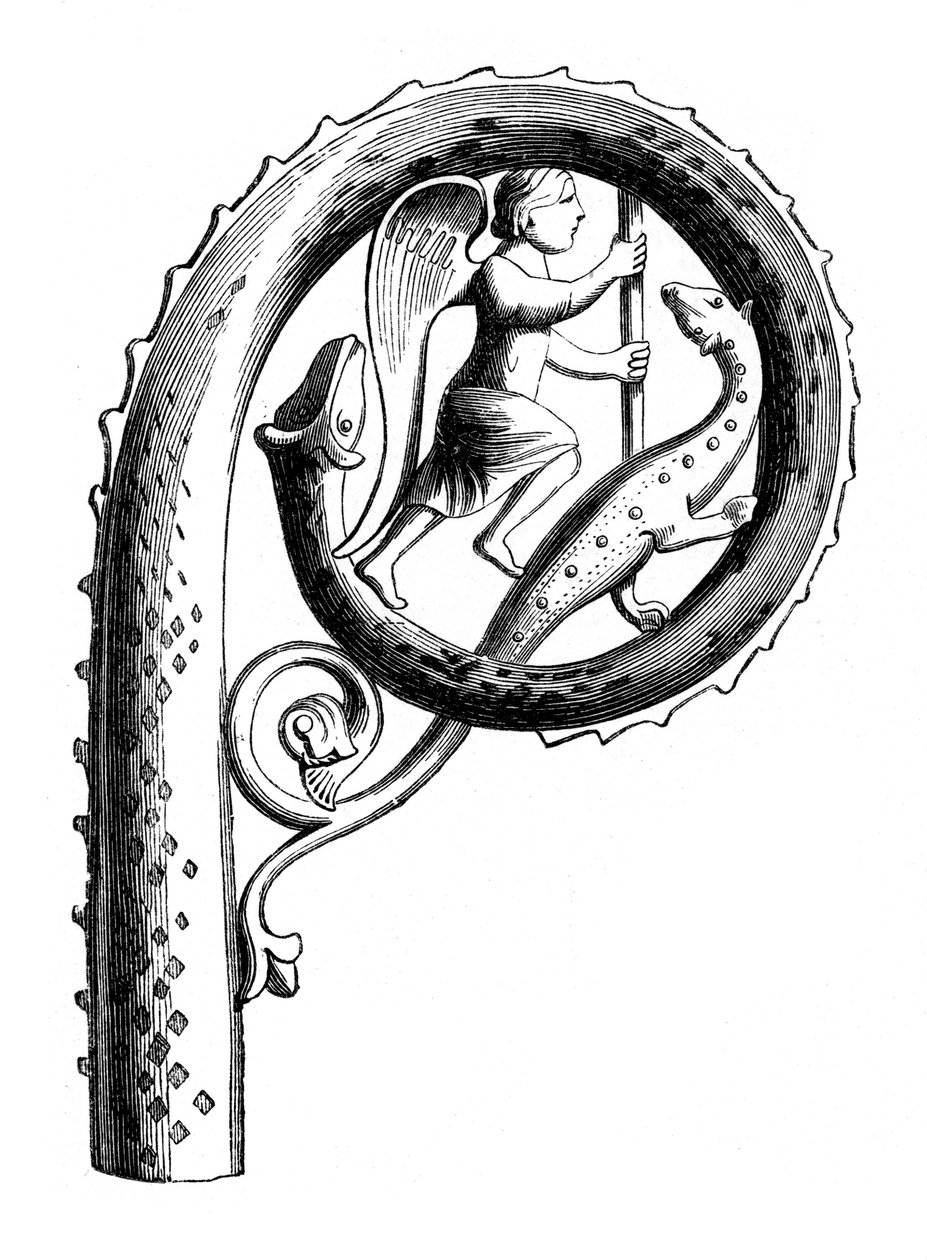 Abades crozier, século XIII, 1870 de Unbekannt
