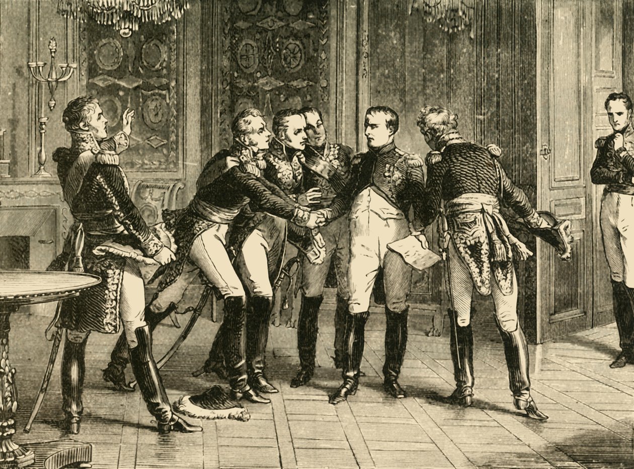 Abdicação de Napoleão Bonaparte, 1815, 1890. de Unbekannt