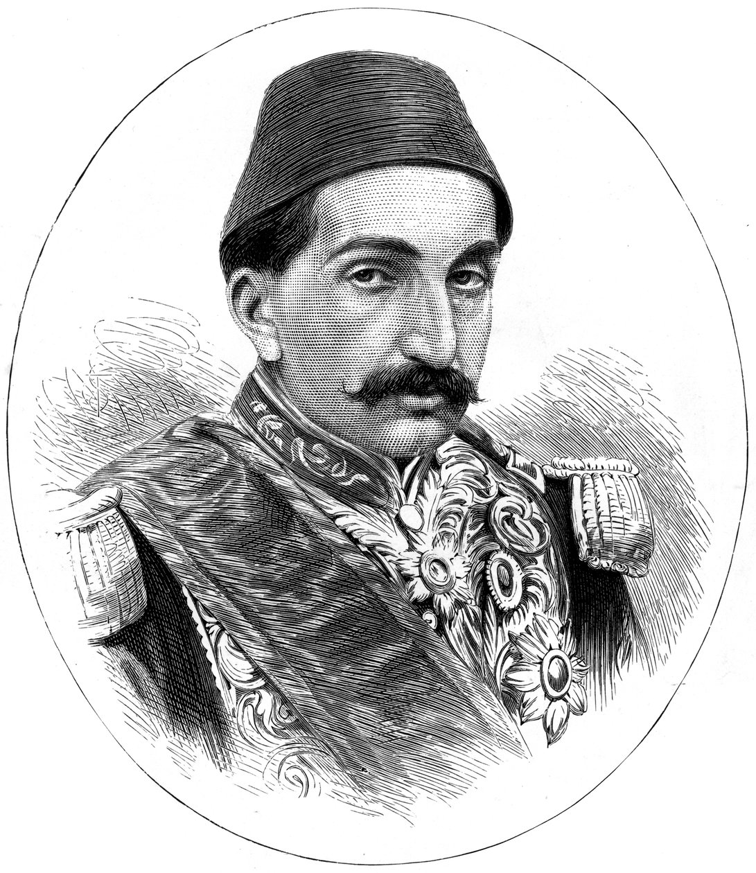 Abdul Hamid II, sultão da Turquia, século XIX de Unbekannt