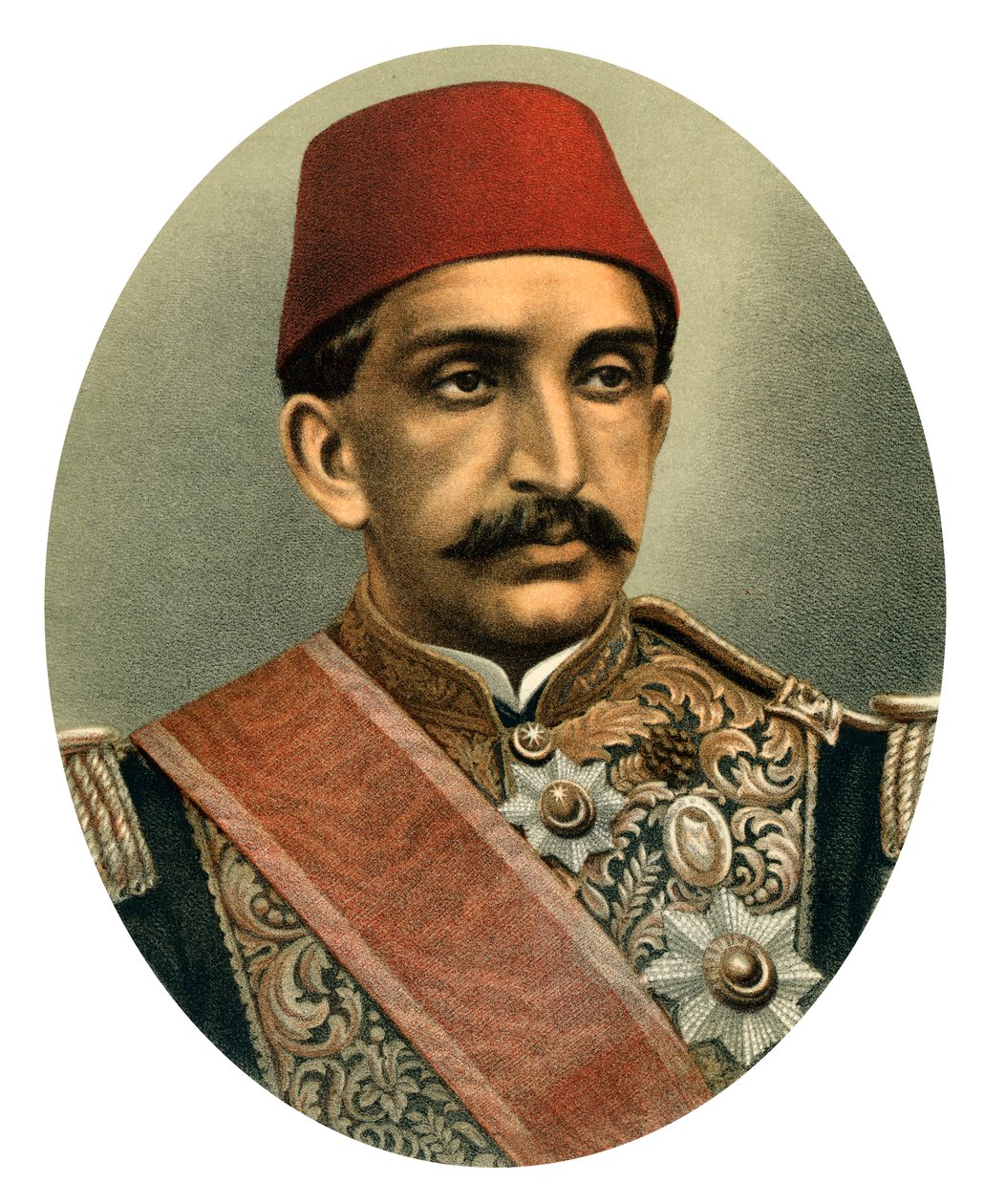 Abdul Hamid II, sultão da Turquia, final do século XIX de Unbekannt