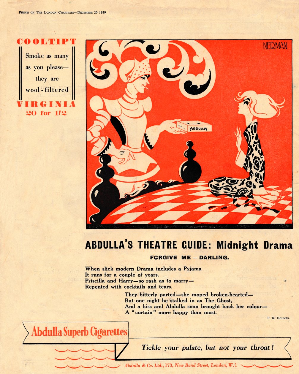 Guia do Teatro Abdullas: Drama da Meia-Noite - Perdoe-me - Querida, 1939 de Unbekannt