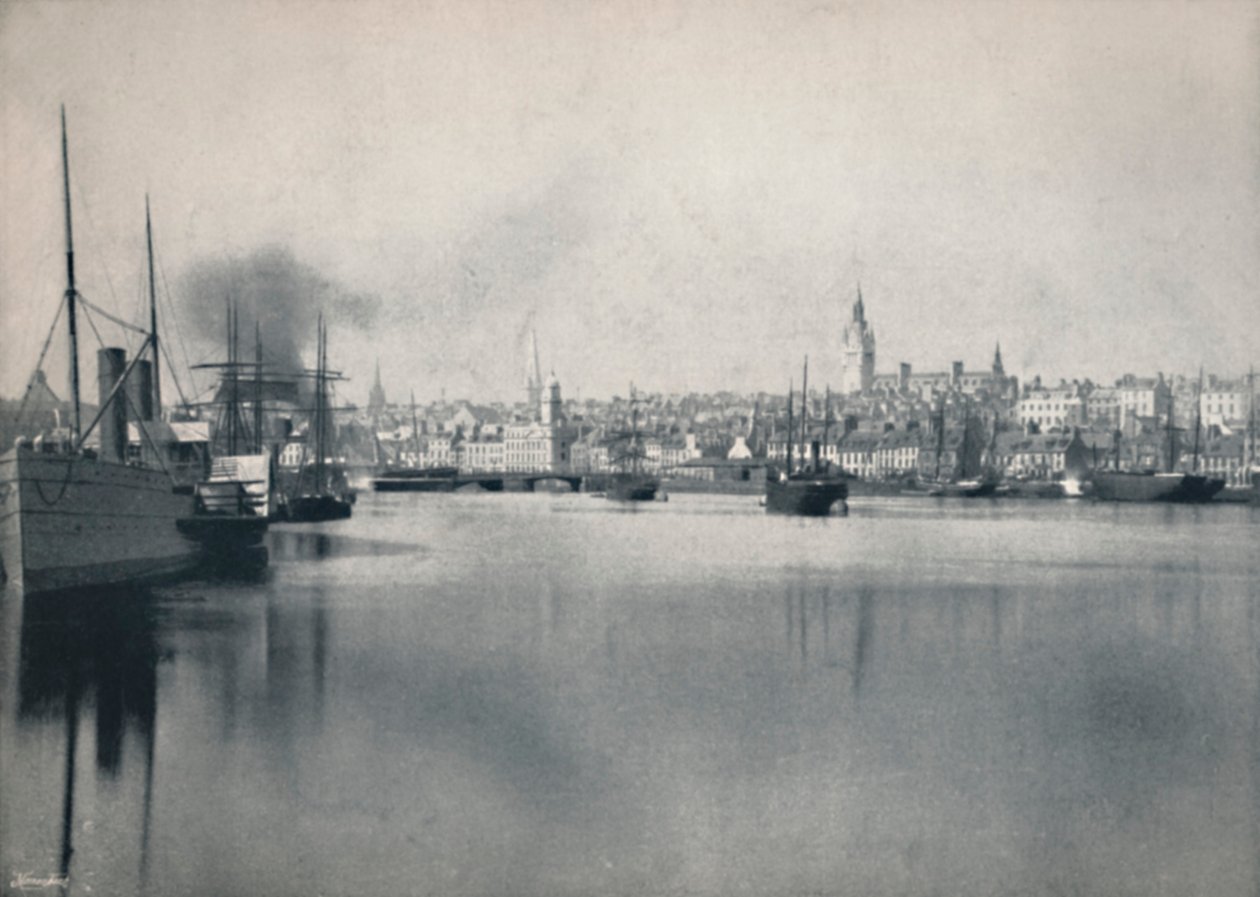 Aberdeen - Vista Geral do Rio, 1895 de Unbekannt