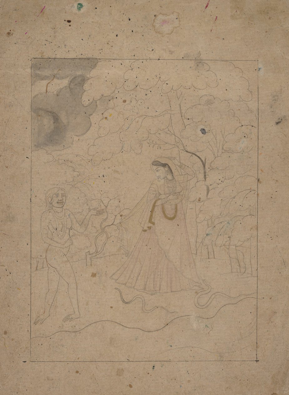 A heroína de Abhisarika Browning the Night, K.900. de Unbekannt