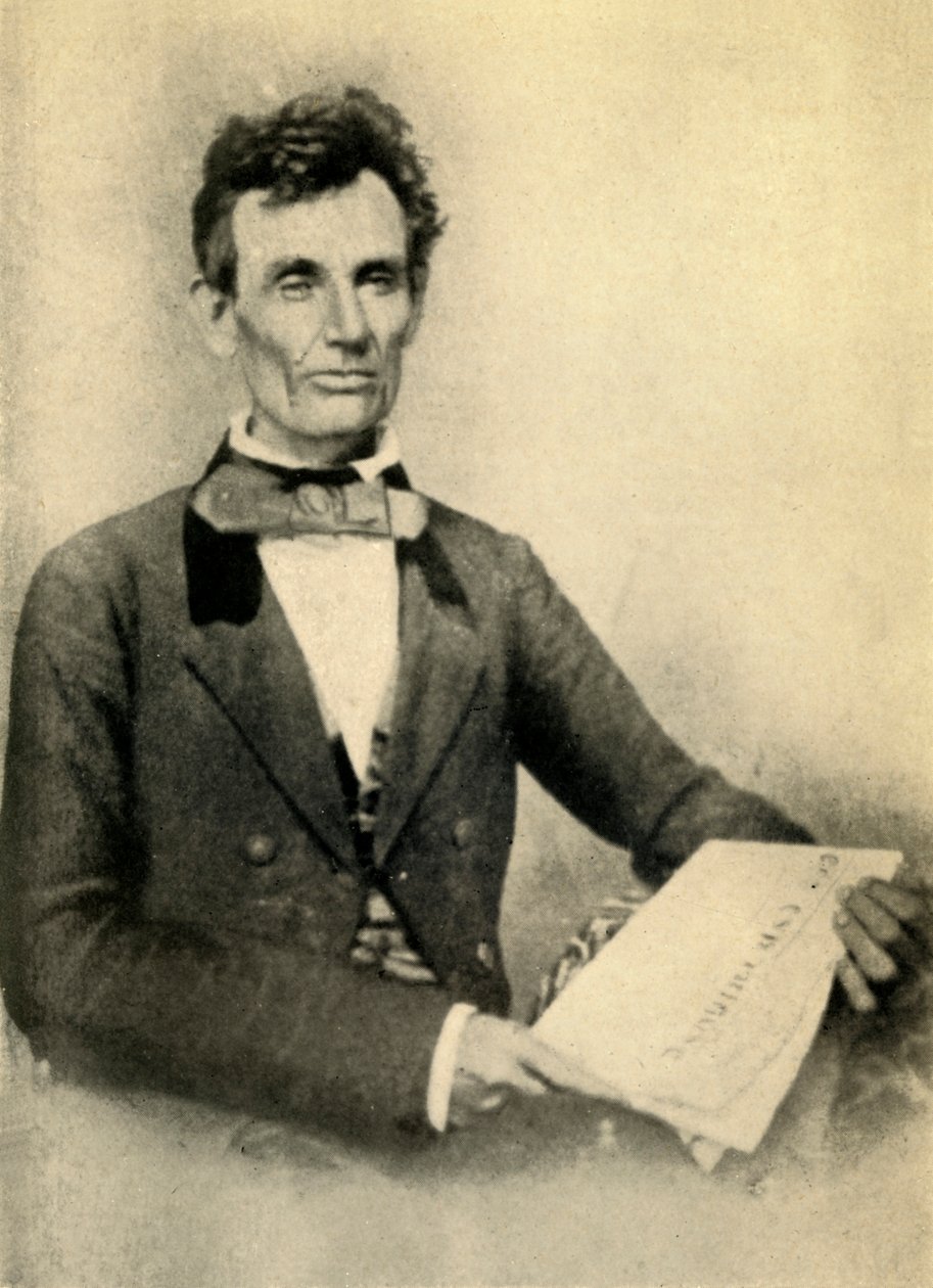 Abraham Lincoln, 1854, 1930. de Unbekannt