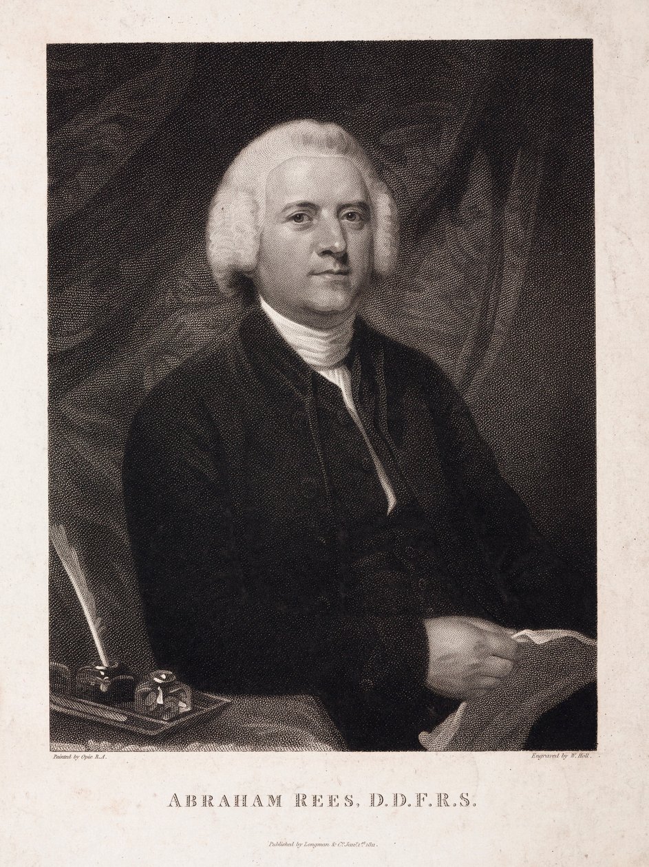 Abraham Rees, enciclopedista inglês de Unbekannt