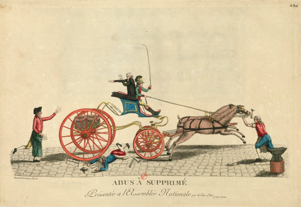 Abusos para suprimir, 1789. de Unbekannt
