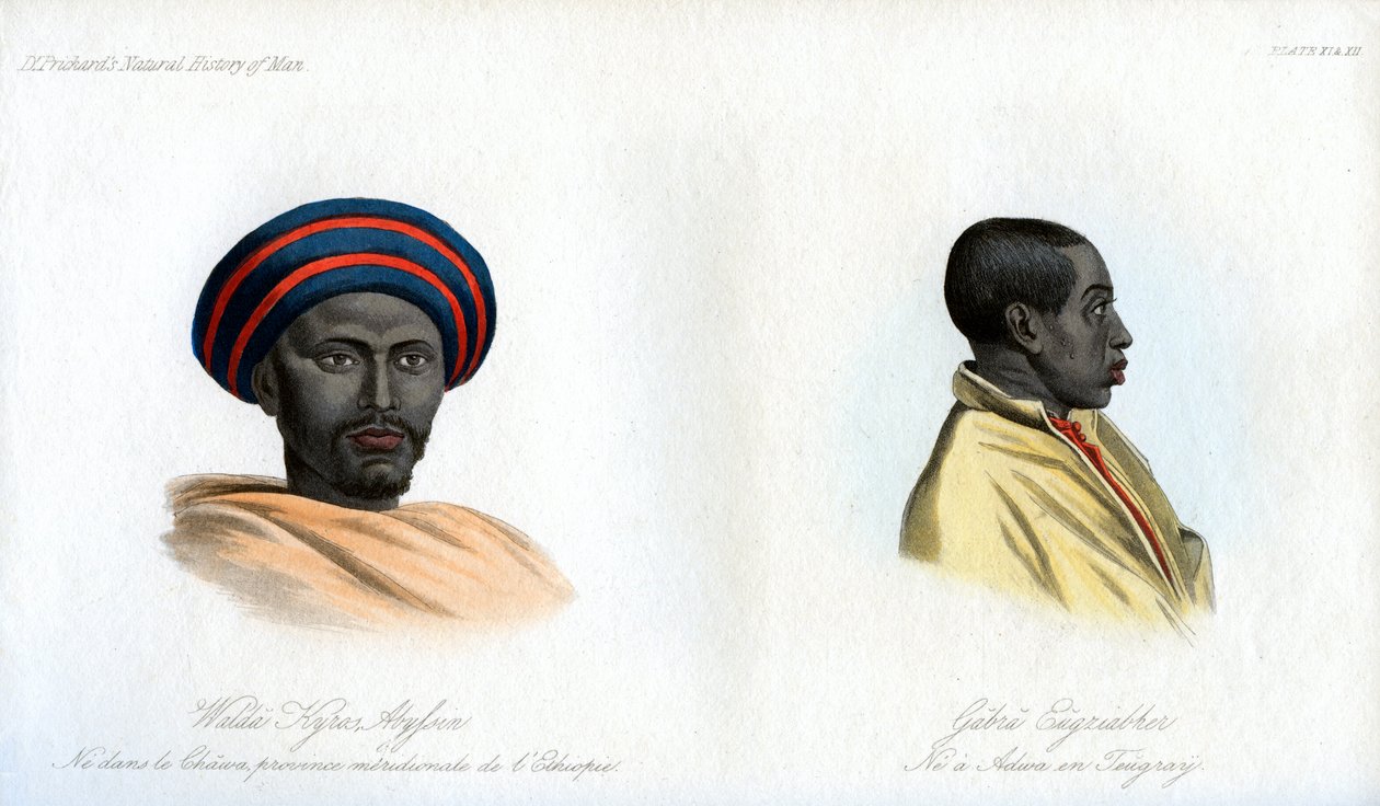 Retratos abissínio, 1848 de Unbekannt