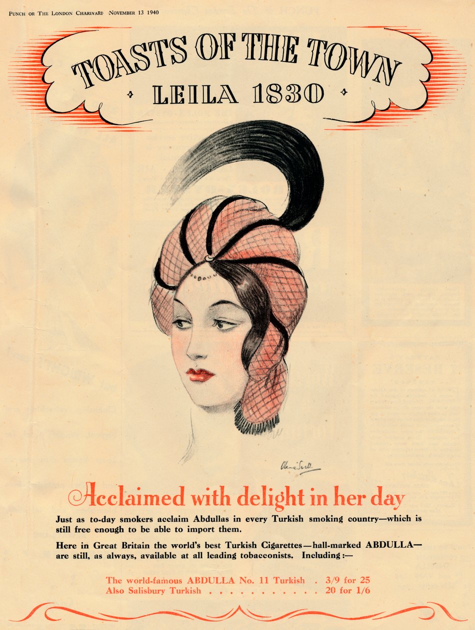 Aclamado com prazer em seus dias, Toasts of the Town - Leila 1830, 1940 de Unbekannt