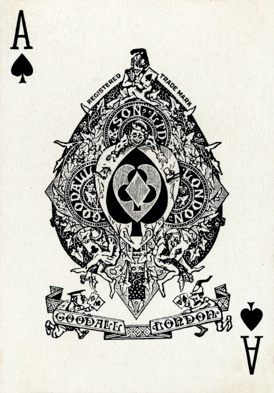 Ás de espada de um baralho de cartas de baralho Goodall & Son Ltd., c1940 de Unbekannt