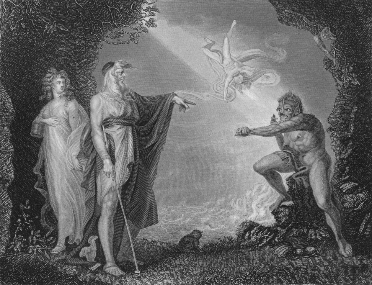 Ato I Cena ii da Tempestade, século c19 de Unbekannt