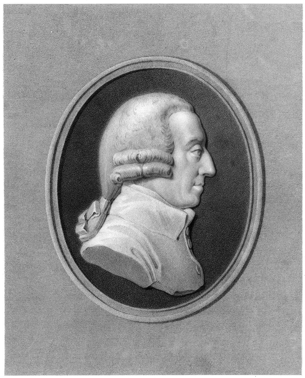 Adam Smith, filósofo e economista escocês do século XVIII de Unbekannt