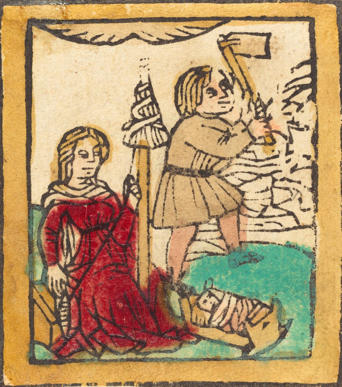 Adão e Eva, c. 1460. de Unbekannt