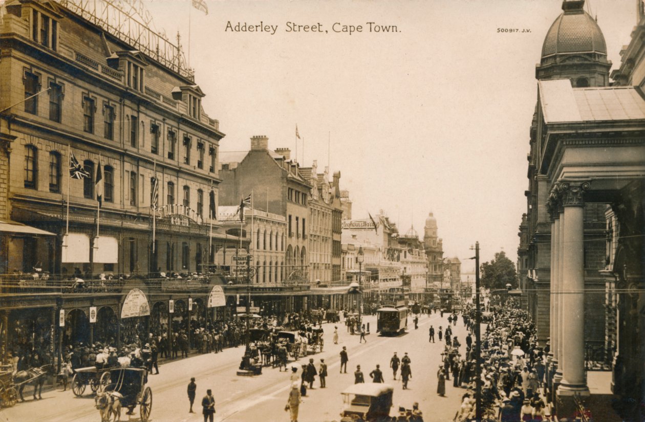 Rua Adderley, Cidade do Cabo, c1900 de Unbekannt