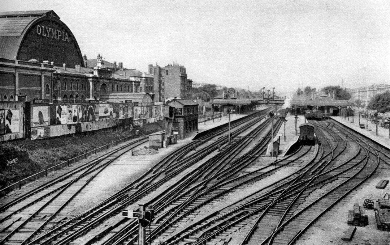 Estação Ferroviária Addison Road, Londres, 1926-1927 de Unbekannt