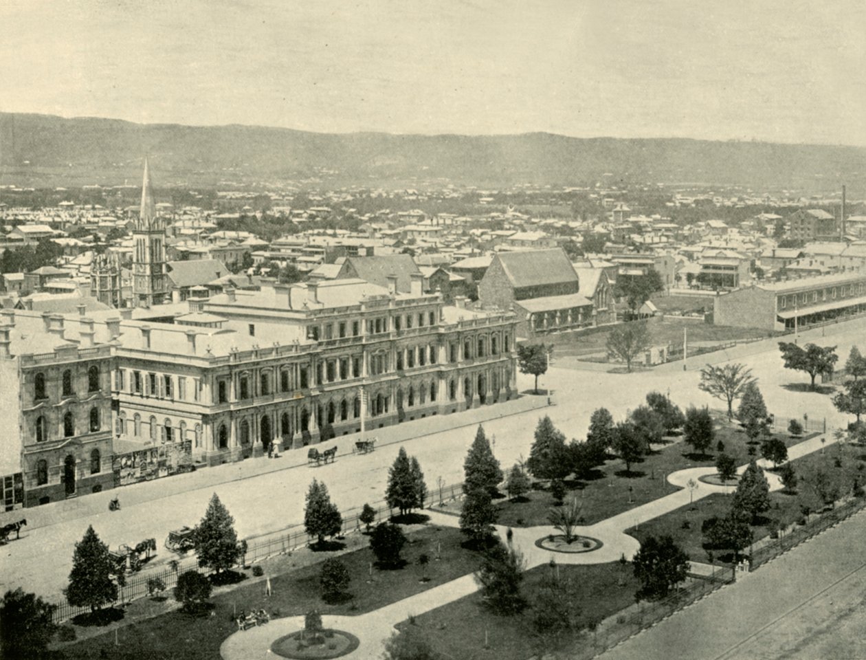 Adelaide, da Post Office Tower, 1901. de Unbekannt