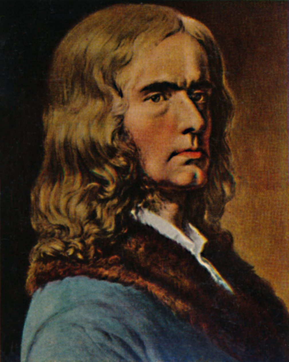 Adelbert von Chamisso 1781-1838. - Pintura de Reinick, 1934. de Unbekannt