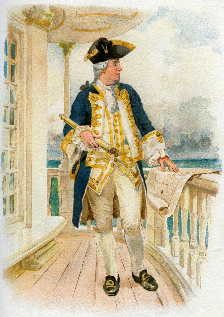 Almirante, século XVIII c1890-c1893 de Unbekannt