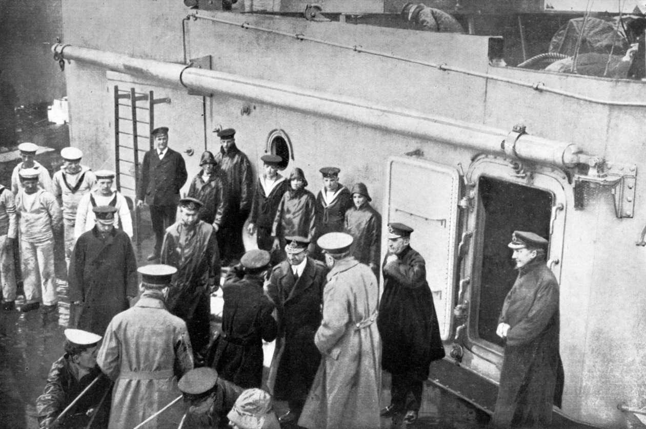 Adeus ao almirante Jellicoes para Lord Kitchener, Primeira Guerra Mundial, 1914-1916, c1920 de Unbekannt