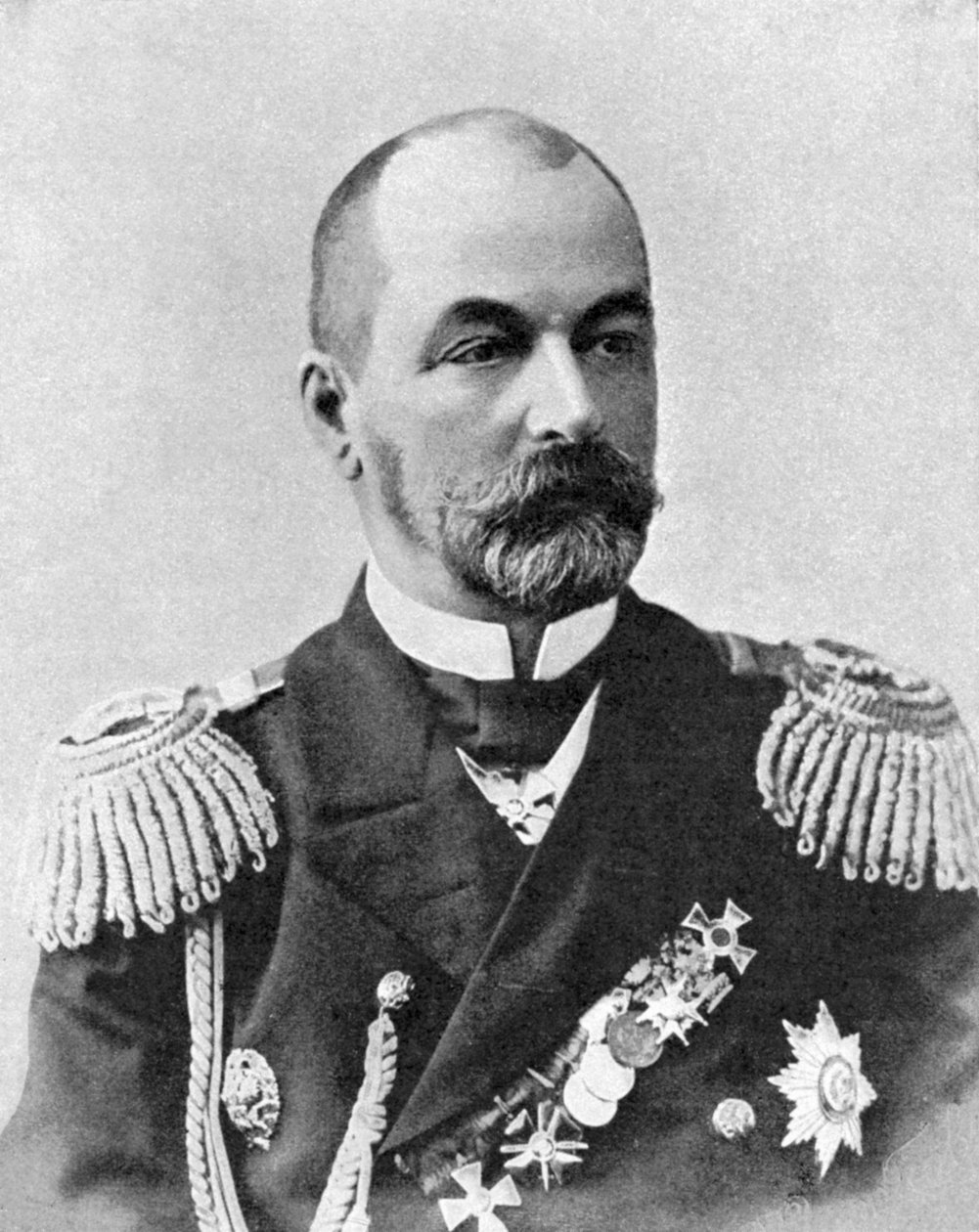 Almirante Rozhestvensky, comandante russo, Guerra Russo-Japonesa, 1904-5 de Unbekannt