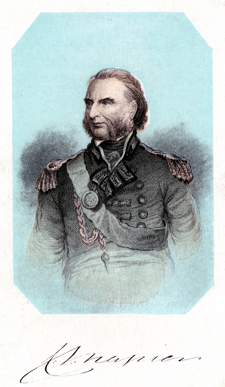 Almirante Sir Charles John Napier 1786-1860, século XIX de Unbekannt