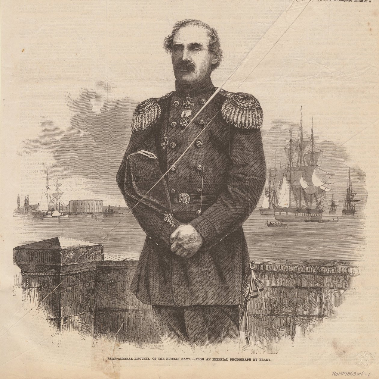 Almirante Stepan Stepanovich Lesovsky 1816-1866, 1863 de Unbekannt