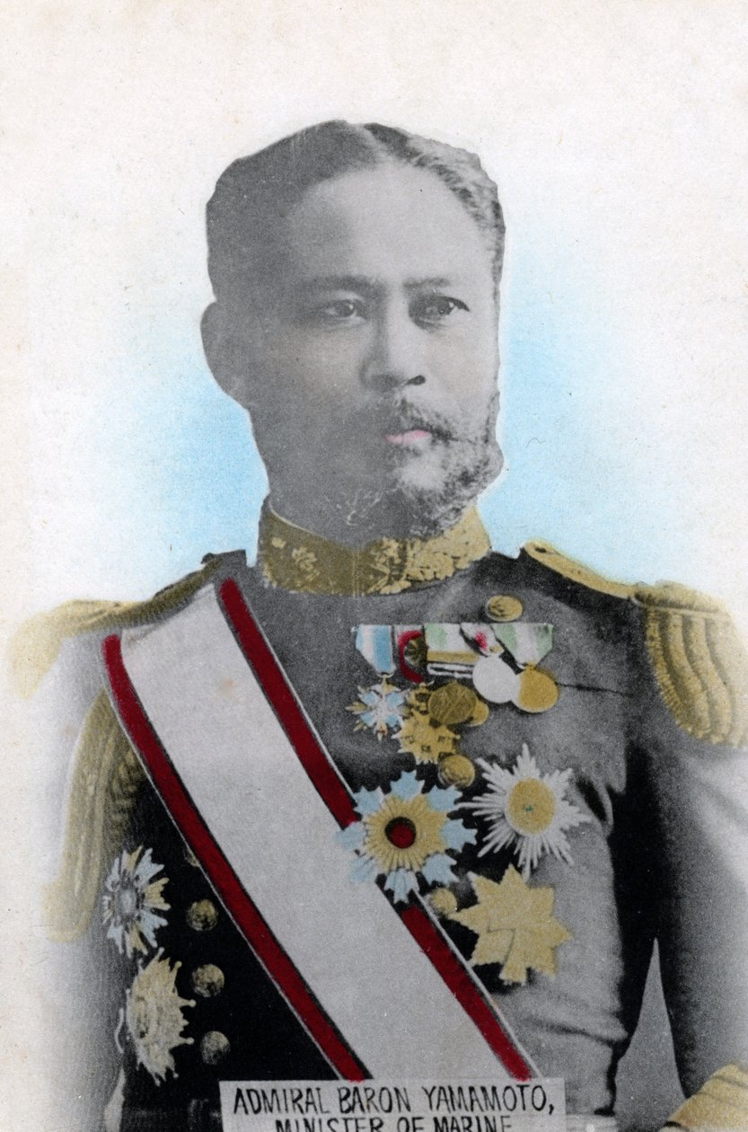 Almirante Yamamoto, Ministro da Marinha do Japão, c1904-1905 de Unbekannt