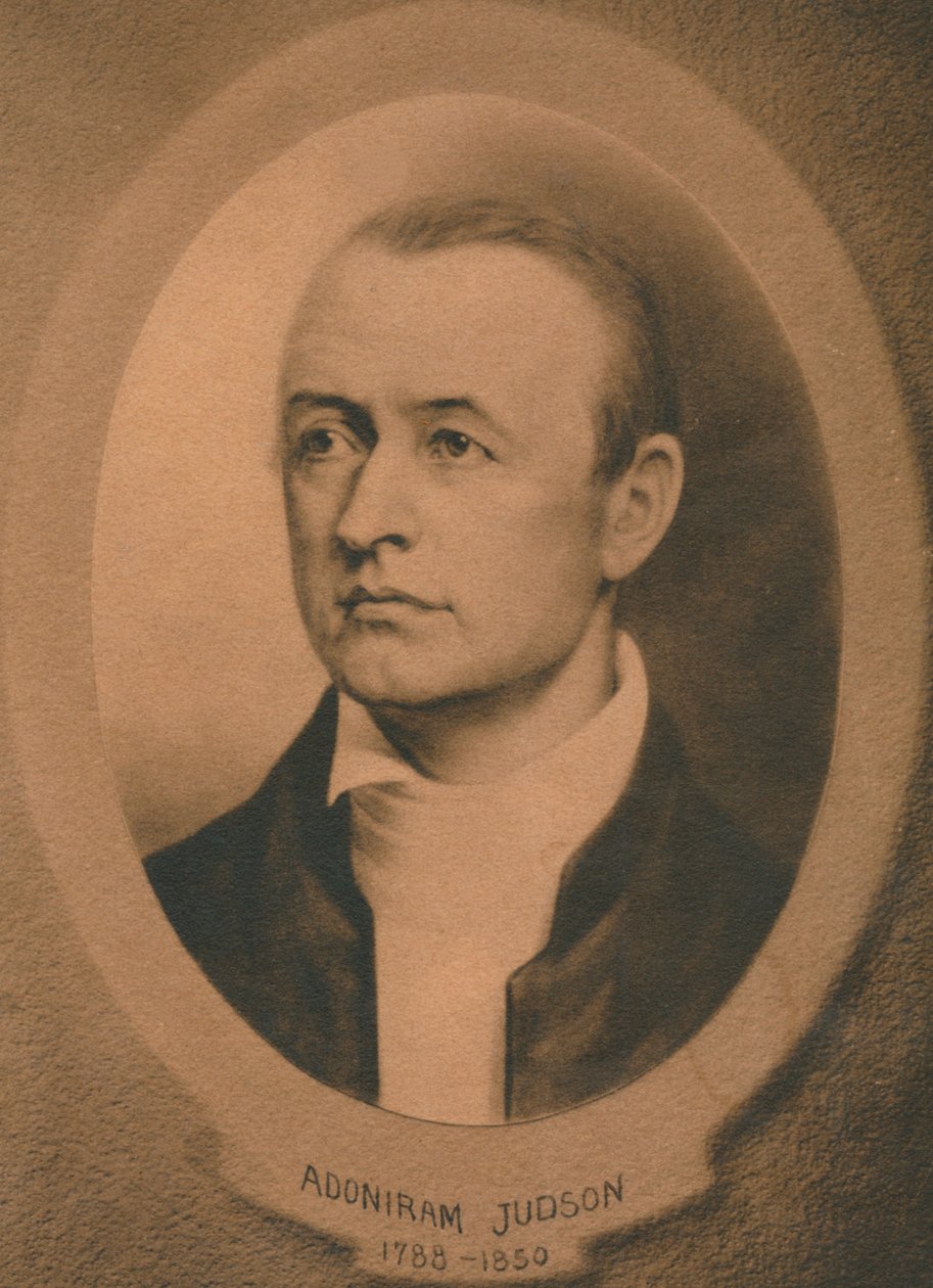 Adoniram Judson, Jr. 1788-1850, Congregacionalista americano e mais tarde missionário batista, c1910s de Unbekannt
