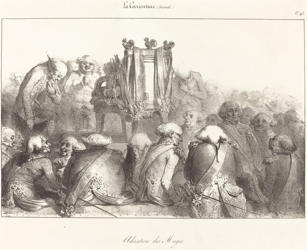 Adoração dos Reis Magos, 1831. de Unbekannt