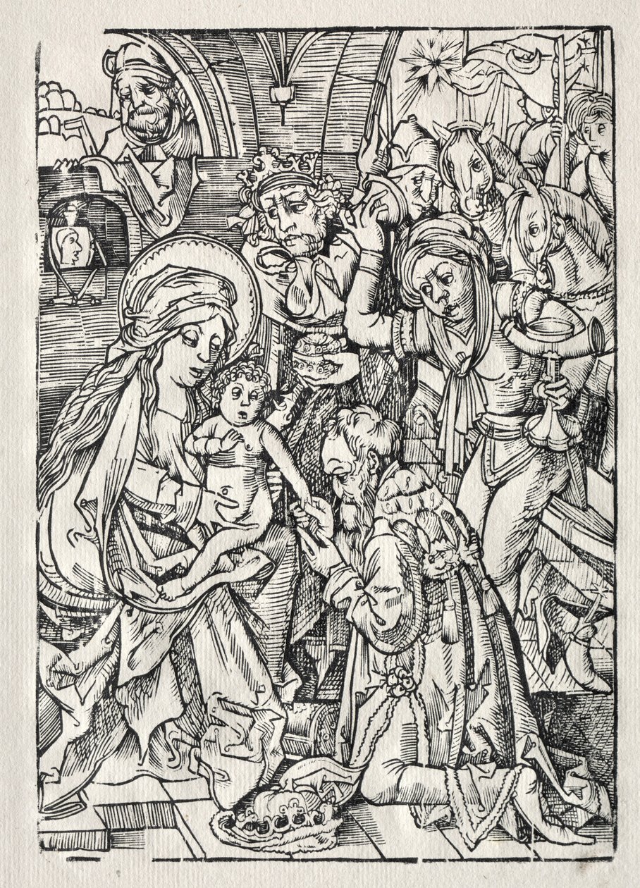 Adoração dos Reis, c. 1500. de Unbekannt