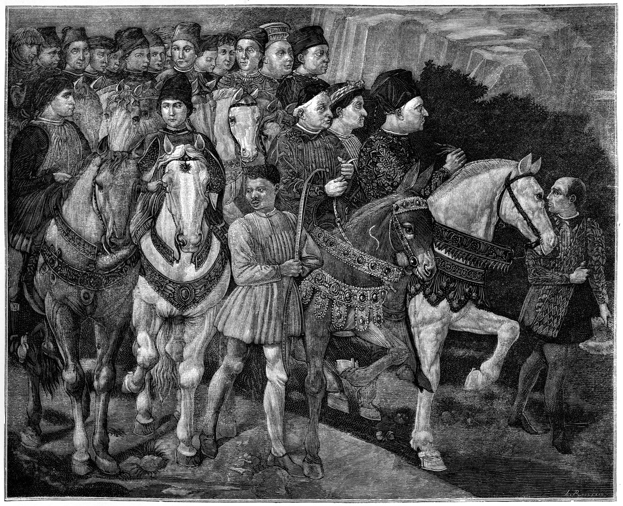 Adoração dos Magos, 1882 de Unbekannt