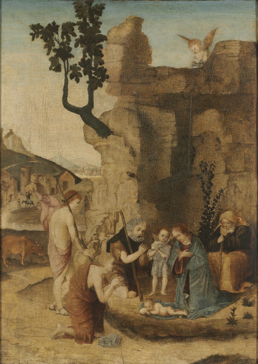 Adoração dos Pastores, c. 1500. de Unbekannt