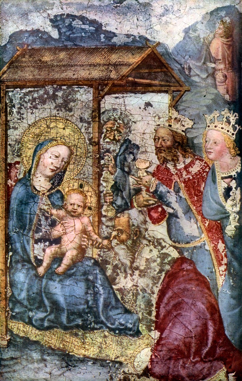 Adoração dos Três Reis, c1360 1955 de Unbekannt