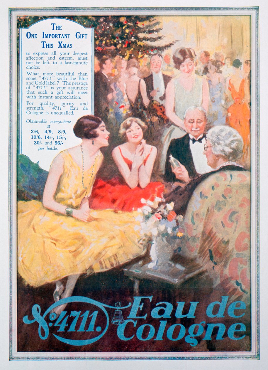 Anúncio para 4711 Eau de Cologne, 1928 de Unbekannt