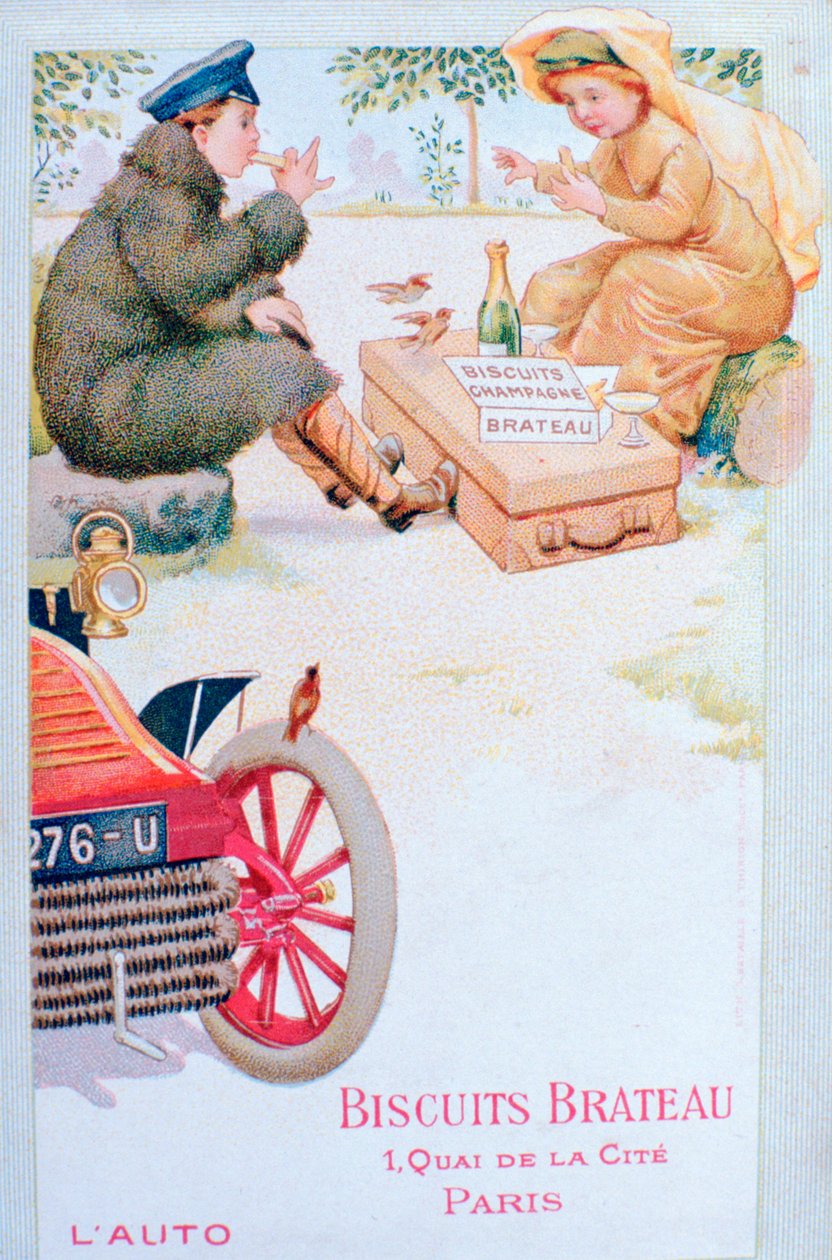 Anúncio para Biscuits Brateau, c1900s de Unbekannt