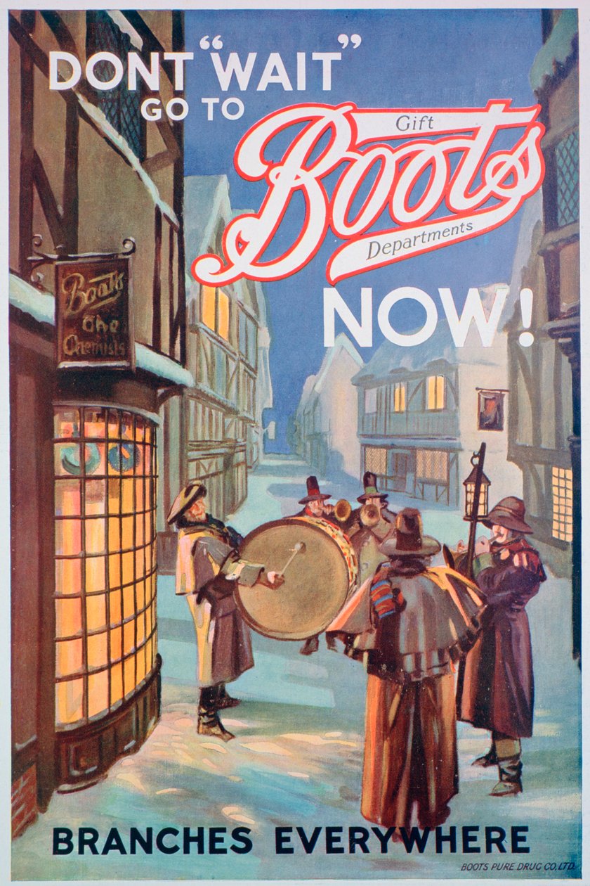 Anúncio para Boots the Chemists, 1924 de Unbekannt