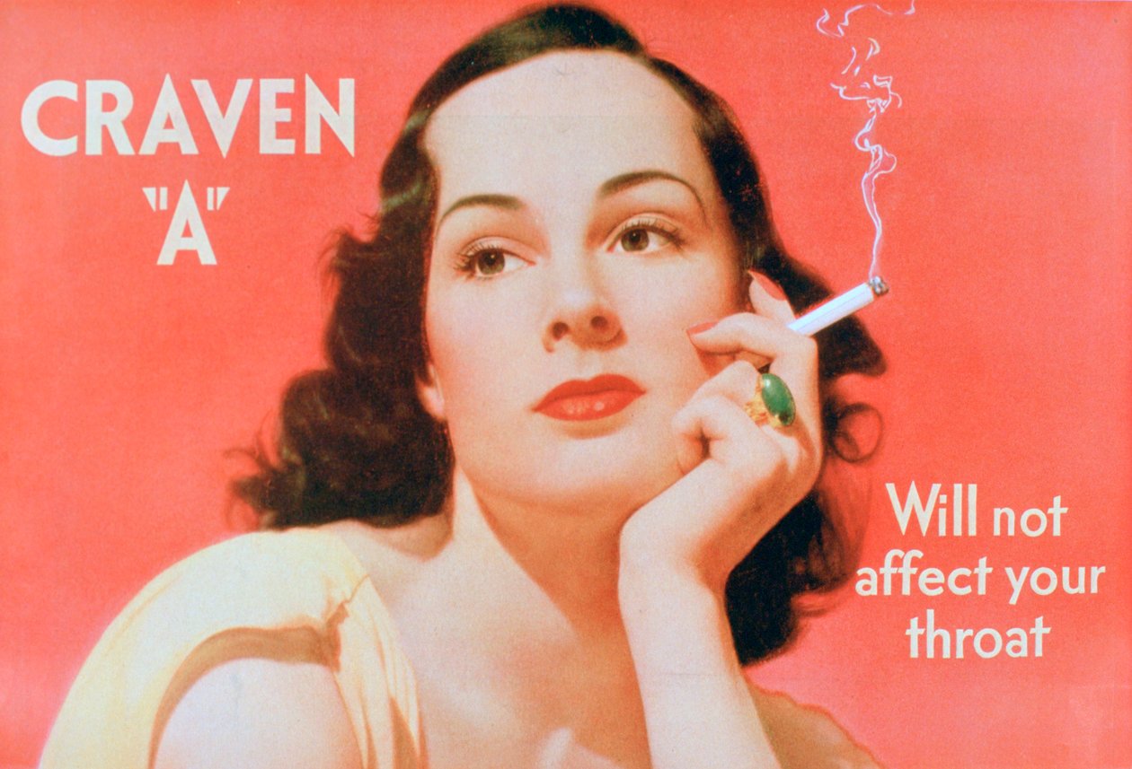 Anúncio dos cigarros Craven A, 1939 de Unbekannt