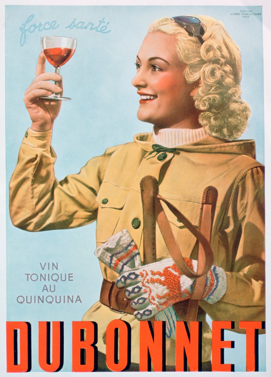 Anúncio do vinho tônico Dubonnet, 1938 de Unbekannt
