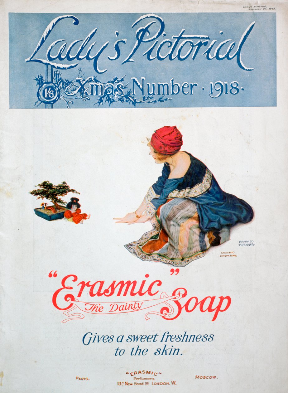 Anúncio para sabão Erasmic, 1918 de Unbekannt