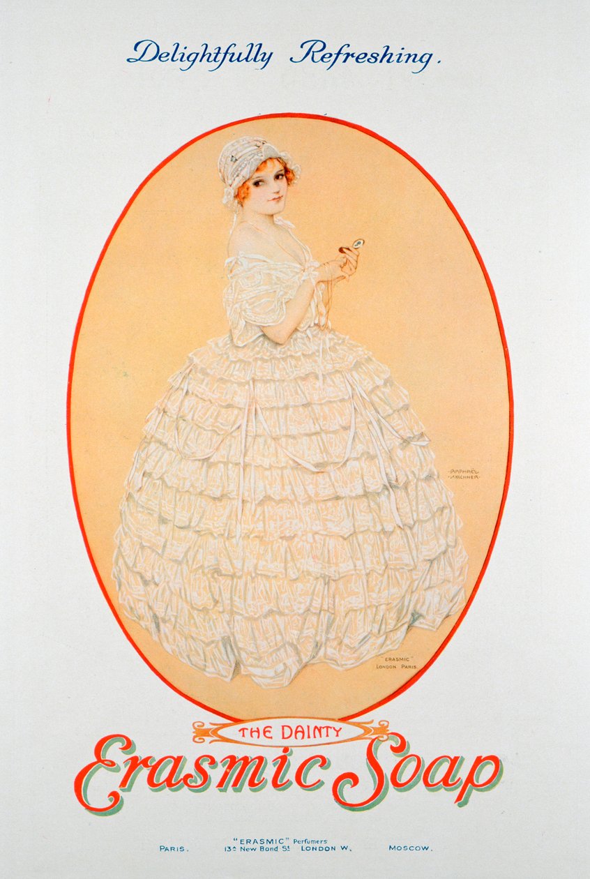 Anúncio para sabão Erasmic, 1920 de Unbekannt